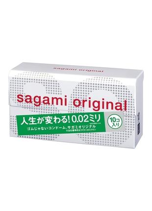 Полиуретановые презервативы Sagami Original 002 (Cагами) 0.02 мм