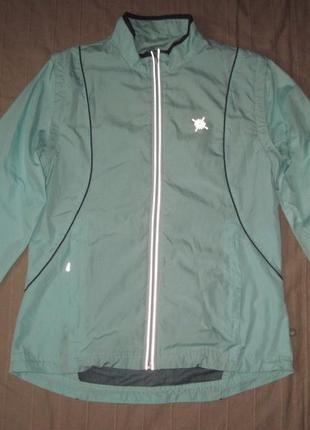 Crane (s) спортивная беговая куртка ветровка трансформер женская