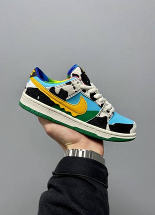 Кроссовки nike sb dunk low x ben &amp; jerry’s