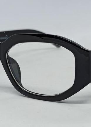 Очки в стиле versace унисекс имиджевые оправа для очков черная...