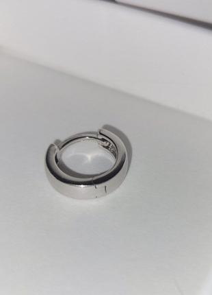 Новые серьги серебро 925 кольцо конго / крестики гвоздики