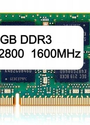 Модуль памяти SoDIMM DDR3 8GB PC3-12800 1600 MHz MixBrand OEM