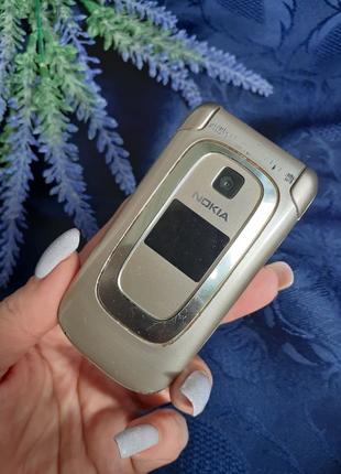 Nokia 6131 white silver мобильный телефон серебро раскладушка ...
