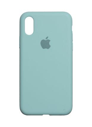 Чехол Original Full Size для Apple iPhone Xs Sea blue