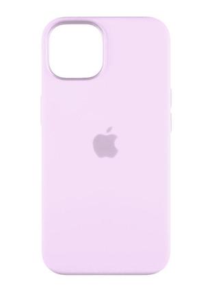 Чехол усиленной защиты MagSafe Silicone для Apple iPhone 14 Lilac