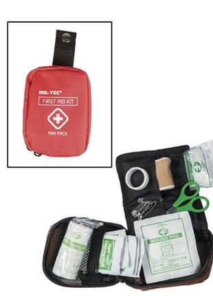 Mil-tec First Aid Pack Аптечка міні, червона 16025810