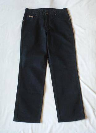 Чорні котонові класичні джинси жіночі wrangler, розмір s, m
