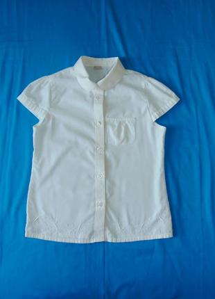 Белая блузка для девочки на 9 лет