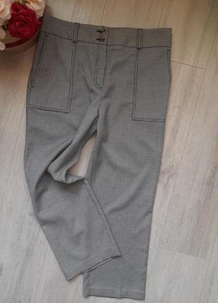 Marks &amp; Spencer новые женские брюки брюки в клетку прямые
