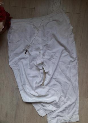 Белые брюки брюки женские бриджи