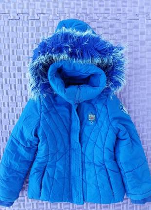 Зимова куртка на дівчинку до 116 см