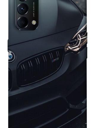 Чехол с принтом для Oppo Reno 5 4G / для оппо рено 5 BMW
