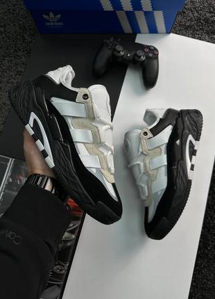 Кроссовки adidas originals niteball black white