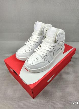 Jordan 1's hot sale all white