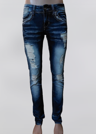 💙💙💙стильные рванные женский джинсы super luscious regs💙💙💙