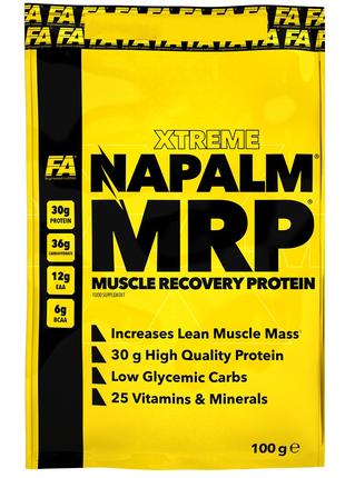 Гейнер Fitness Authority Napalm MRP, 100 грамм Арахисовая паста