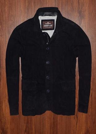 Milestone leather jacket мужская кожаная замшевая куртка пиджак