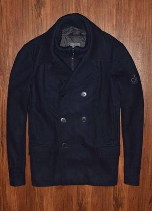 Calvin klein wool coat мужское премиальное шерстяное пальто