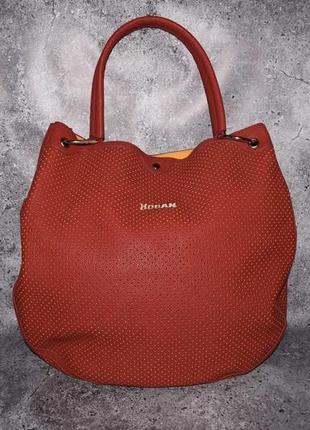 Hogan leather bag (женская премиальная итальянская кожаная сумка
