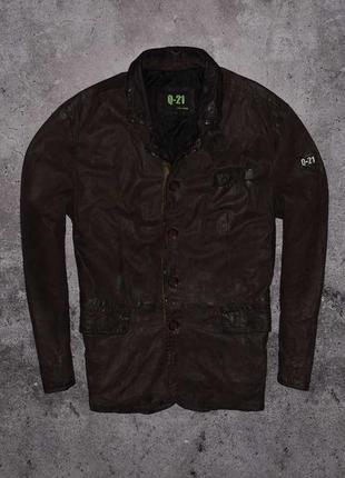 Q-21 swiss leather jacket (мужская кожаная куртка швейцария )