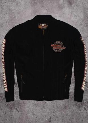Harley davidson biker jacket (мужская куртка бомбер халей деви...