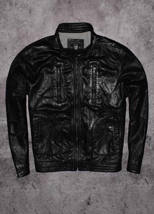 Charles vogele nappa leather jacket (мужская кожаная куртка наппа