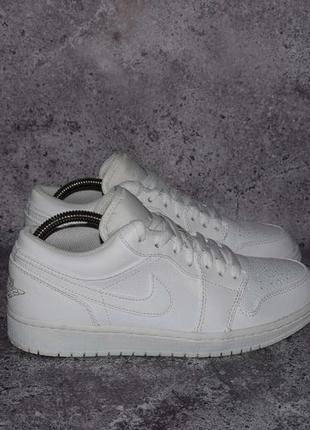 Nike air jordan 1 low white (мужские кроссовки джордан retro g...