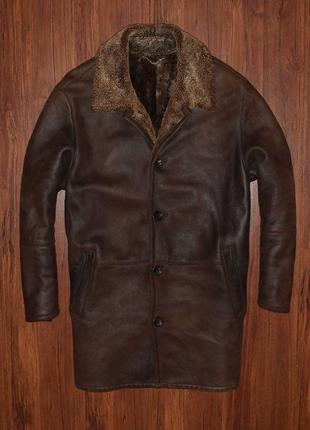 Canali leather fur мужская премиальная дубленка