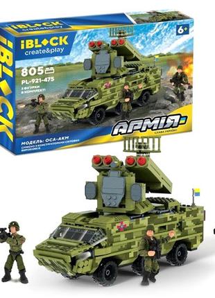 Конструктор Военная Техника ОСА-AKM IBLOCK 805 деталей 3 Фигурки