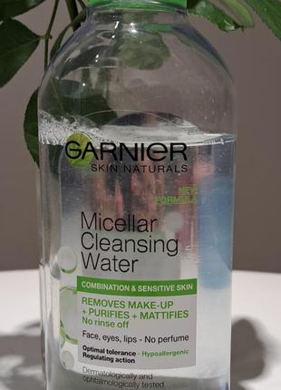 Garnier мицеллярная вода
для комбинированной и чувствительной ...