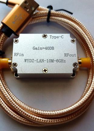 Усилитель/приемник 10 МГц-6 ГГц 2W 40 дБ, с программным аттеню...