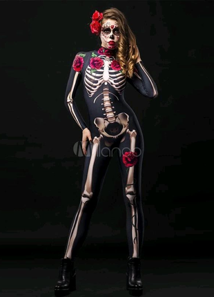 Костюм скелет взрослый хэллоуин