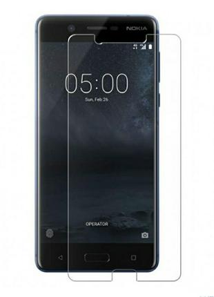 Закаленное защитное стекло на Nokia 5 / Прозрачное