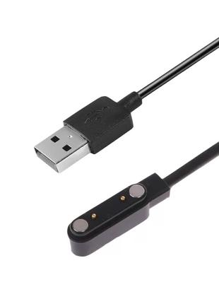 Магнітний USB кабель для смарт-годинників на 2 конектора (7.62...