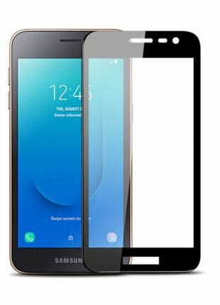 Закаленное защитное стекло на Samsung J2 Core (2018) / Черная ...