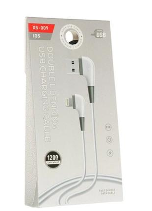 Кутовий кабель Micro - USB Epik XS 009 для смартфонів / 1.2 ме...
