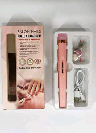 Фрезер для маникюра и педикюра Flawless Salon Nails, ручка фрезер