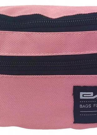 Женская сумка на пояс Paso розовая