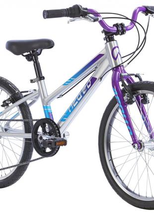 Велосипед 20" Apollo NEO 6s girls Brushed Alloy / Purple / Blu...