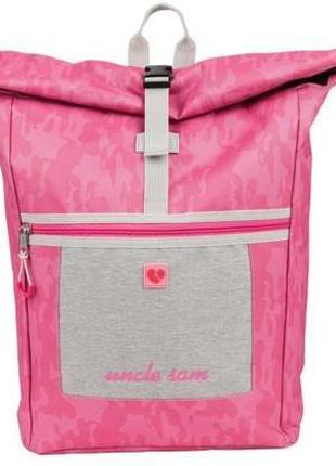 Городской рюкзак 22L Rolltop Uncle Sam розовый