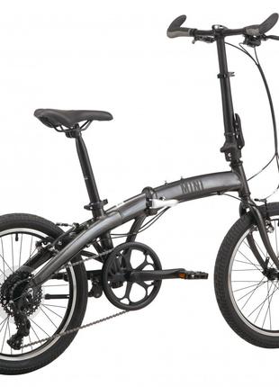 Велосипед 20" Pride MINI 8 2024 темно-сірий