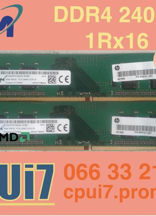 8gb 2x4gb DDR4 Micron 19200U 2400T PC4 RAM Оперативная память