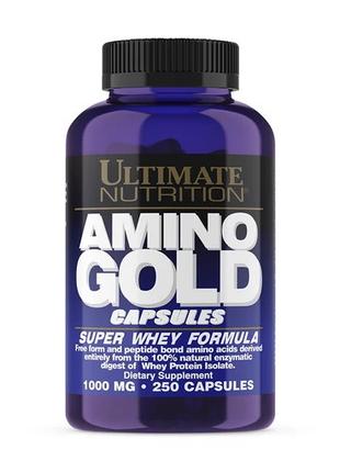 Аминокислота Ultimate Amino Gold Formula, 250 капсул