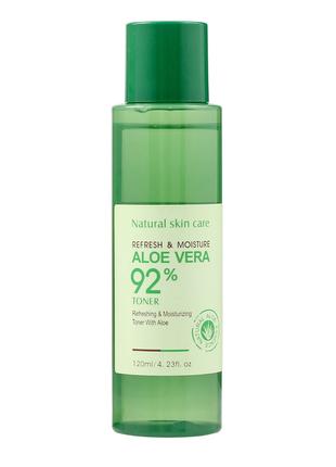 Тонер для зайвої якості BIOAQUA Refresh&Moisture; Aloe Vera 92%