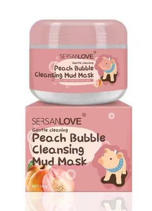 Маска для обличчя SERSANLOVE Bubble Mask Cleansing Mud з екстр...