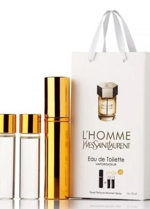Мініпарфуми чоловічі з феромонами Yves Saint Laurent LHomme 3х...