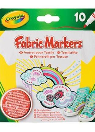 Набор для творчества Crayola Фломастеры для рисования по ткани...