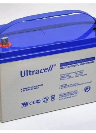 Акумуляторна гелева батарея Ultracell UCG100-12v 100 Ah