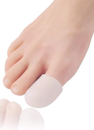 Защитные колпачки закрытого типа на большие пальцы ног силикон...