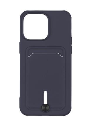Чехол OtterBox Colorfull Pocket Card iPhone 15 Pro Max Dark blue